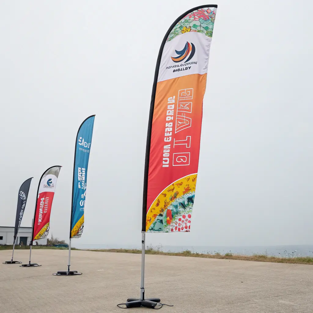 Feather Flag with Logo
