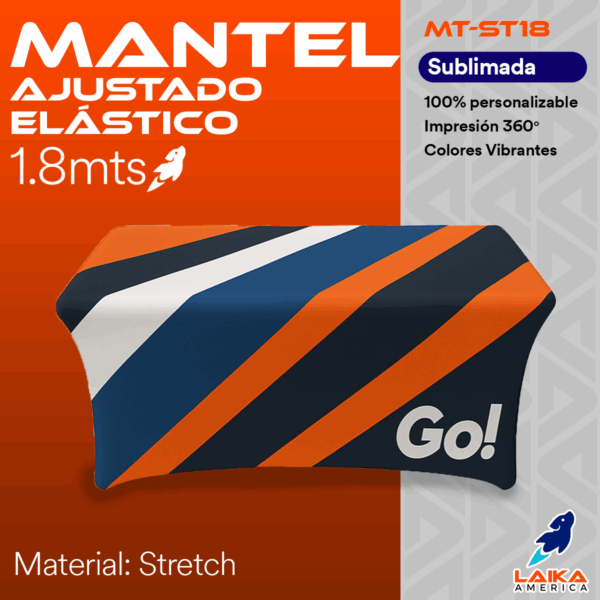 MANTEL AJUSTADO ELASTICO 1.8 MTS