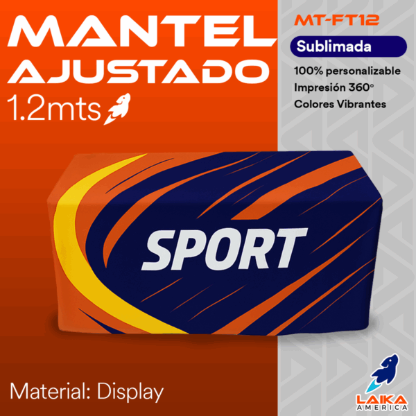 MANTEL AJUSTADO 1.2 MTS