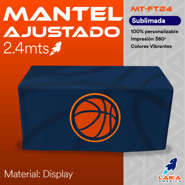 MANTEL AJUSTADO 2.4 MTS