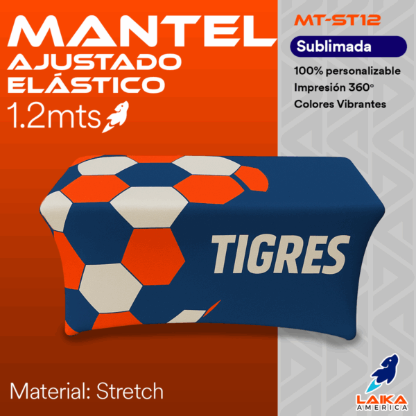 MANTEL AJUSTADO ELASTICO 1.2 MTS