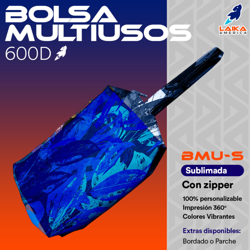 BOLSA MULTIUSOS SUBLIMADA 600D