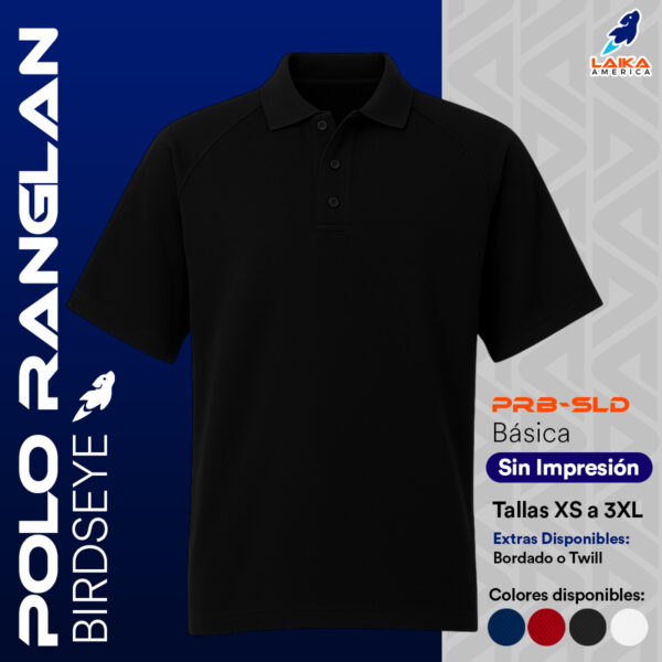 POLO RANGLAN BÁSICA BIRDSEYE