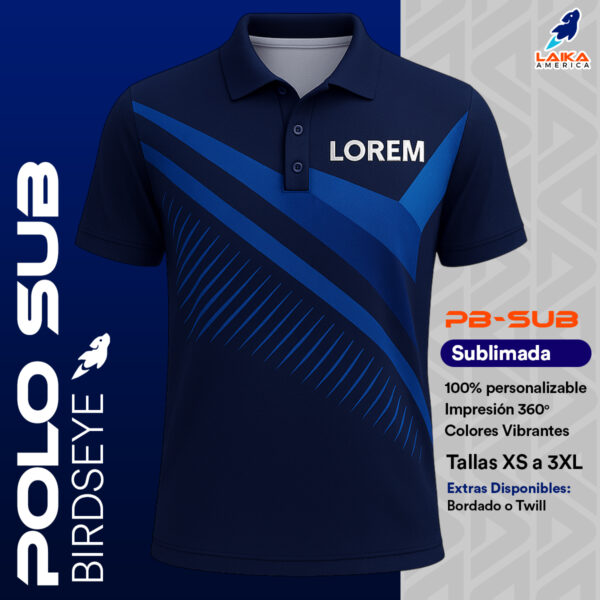 POLO SUBLIMADA BIRDSEYE