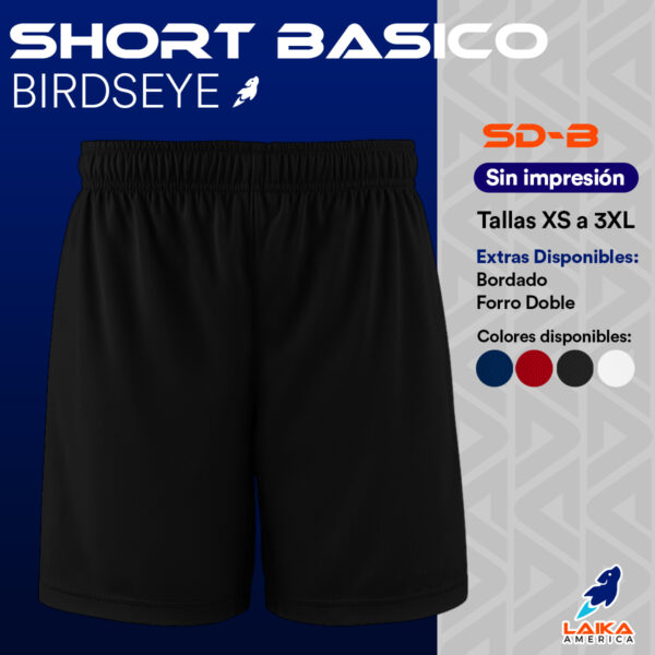 SHORT DEPORTIVO BASICO BIRDSEYE