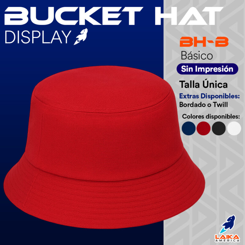 BUCKET HAT BÁSICO DISPLAY