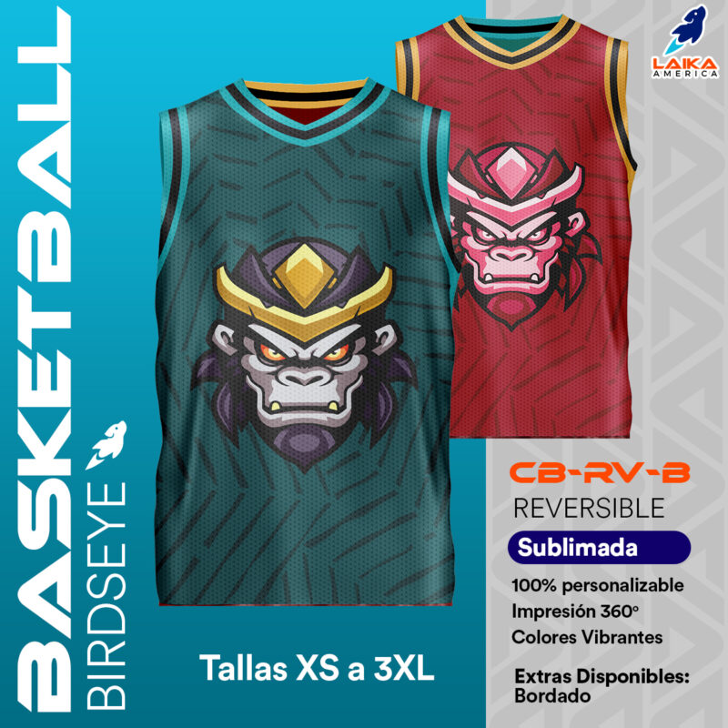 JERSEY BASKETBALL REVERSIBLE BIRDSEYE