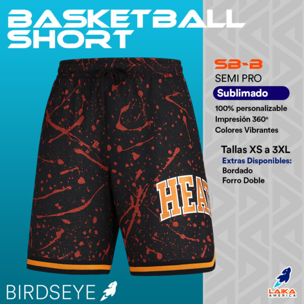 SHORT BASKETBALL SUBLIMADO BRIDSEYE