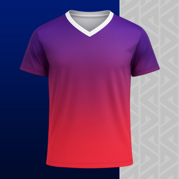T-SHIRT SUBLIMADA CUELLO V DRY FIT