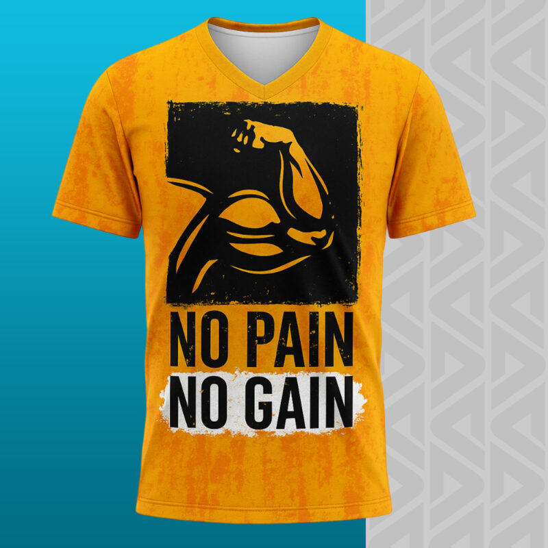 T-SHIRT SUBLIMADA CUELLO V DRY FIT