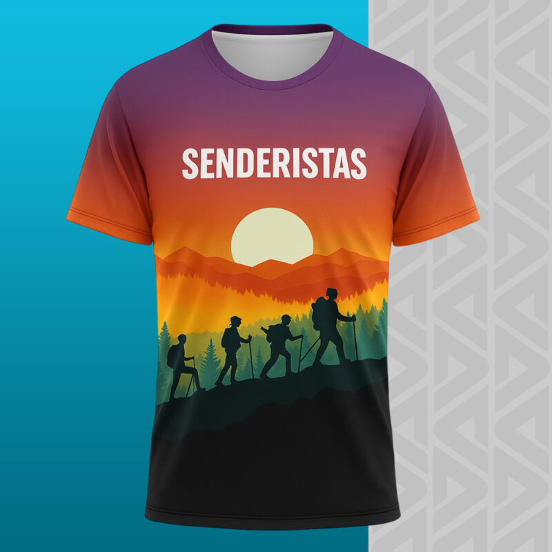 T-SHIRT SUBLIMADA CUELLO U DRY FIT