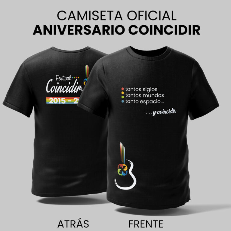 TShirt Aniv Negra